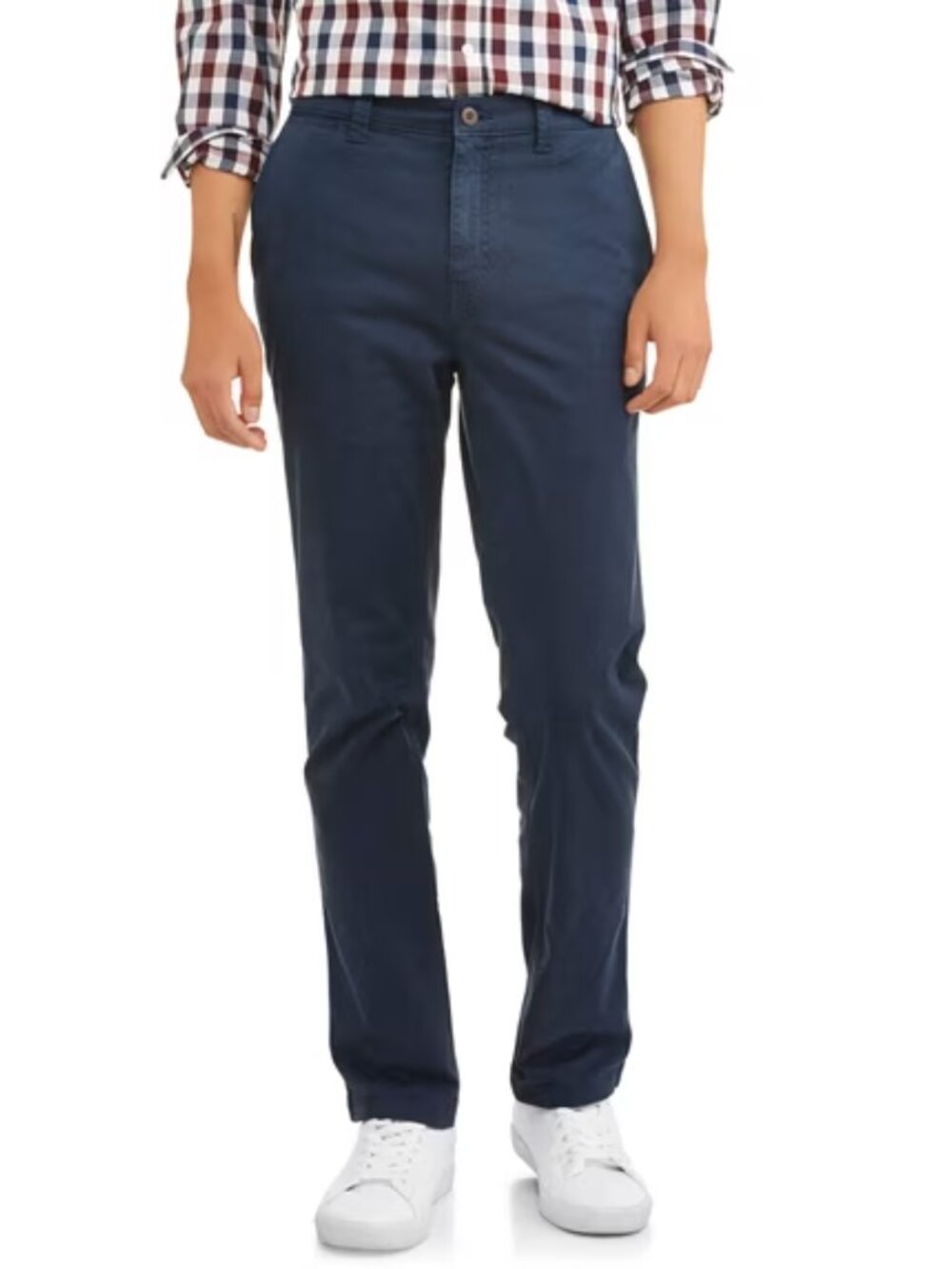 George Men's Slim Fit Chino Pants Blue Cove NEW